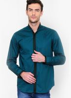 Yepme Blue Solid Casual Shirt