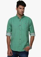 Yepme Green Regular Fit Casual Shirt