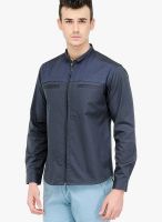 Yepme Grey Solid Casual Shirt