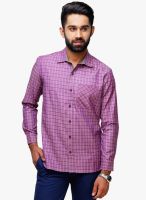 Yepme Pink Slim Fit Casual Shirt