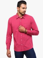 Yepme Solid Maroon Casual Shirt