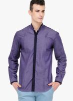 Yepme Solid Purple Casual Shirt
