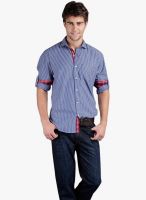 Yepme Striped Blue Casual Shirt