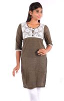 Aadit Casual Solid Women's Kurti(Multicolor)