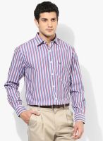 Allen Solly Blue Slim Fit Casual Shirt