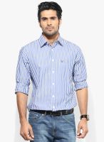 Allen Solly Blue Slim Fit Casual Shirt