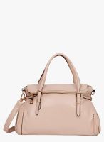 Bagkok Beige Polyurethane (Pu) Handbag