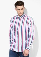 ColorPlus Blue Regular Fit Casual Shirt