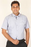 Ignu Men's Striped Casual Grey Shirt