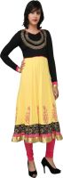 Ira Soleil Casual Printed Women's Kurti(Yellow)