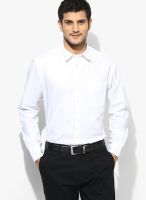 Izod White Slim Fit Casual Shirt