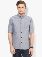 Jack & Jones Grey Slim Fit Casual Shirt