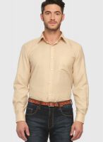 Jogur Khaki Slim Fit Casual Shirt