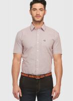 Jogur Pink Check Slim Fit Formal Shirt