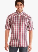 Jogur Red Casual Shirts