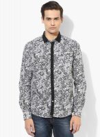 KILLER Black Printed Slim Fit Casual Shirt