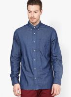 Nautica Navy Blue Casual Shirt