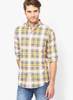 Nautica Orange Casual Shirt