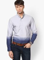 See Designs Solid Grey Casual Shirt