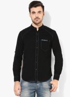 Spykar Black Regular Fit Casual Shirt