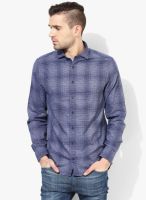 Tommy Hilfiger Blue Regular Fit Casual Shirt