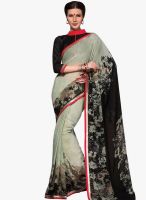 Triveni Sarees Grey Printed Saree