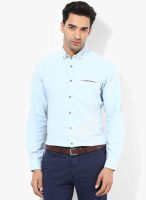 United Colors of Benetton Blue Regular Fit Casual Shirt