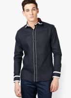 VARAH Black Party Wear Shirt