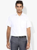 Van Heusen White Slim Fit Formal Shirt