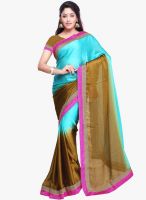 Vishal Blue Embroidered Saree