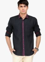Yepme Black Solid Casual Shirt