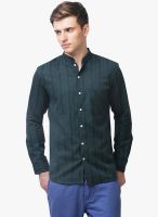 Yepme Green Slim Fit Casual Shirt