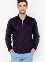 Yepme Purple Solid Casual Shirt