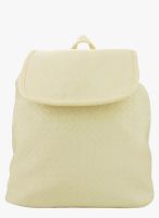 20dresses Cream Polyurethane (Pu) Backpack