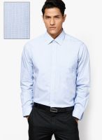 Arrow Blue Striped Regular Fit Formal Shirt