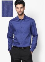 Arrow New York Navy Blue Formal Shirt