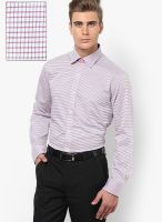 Arrow Pink Checks Regular Fit Formal Shirt