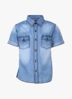 Bells And Whistles Blue Casual Shirt