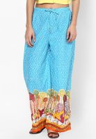 Biba Blue Printed Salwar