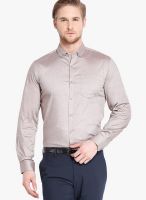 Black Coffee Brown Slim Fit Formal Shirt