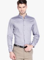 Black Coffee Grey Slim Fit Formal Shirt