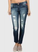 Code 61 Blue Solid Jeans