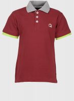 Cool Quotient Maroon Polo Shirt