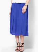 Dorothy Perkins Blue Flared Skirt