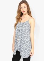 Dorothy Perkins Blue Printed Strappy Top