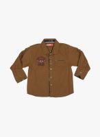 Gini & Jony Brown Casual Shirt