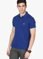 Giordano Navy Blue Solid Polo T-Shirt