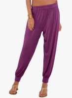Go Colors Purple Solid Salwar