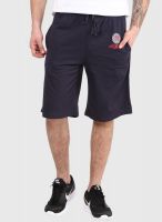 Hanes Navy Blue Knitted Shorts