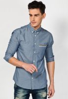 Jack & Jones Blue Slim Fit Casual Shirt